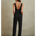 Cross Back Belted Jumpsuit - Endless - UAE Rental and Resale for Women's Fashion