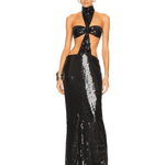 Cross Noir Gown - Endless - UAE Rental and Resale for Women's Fashion