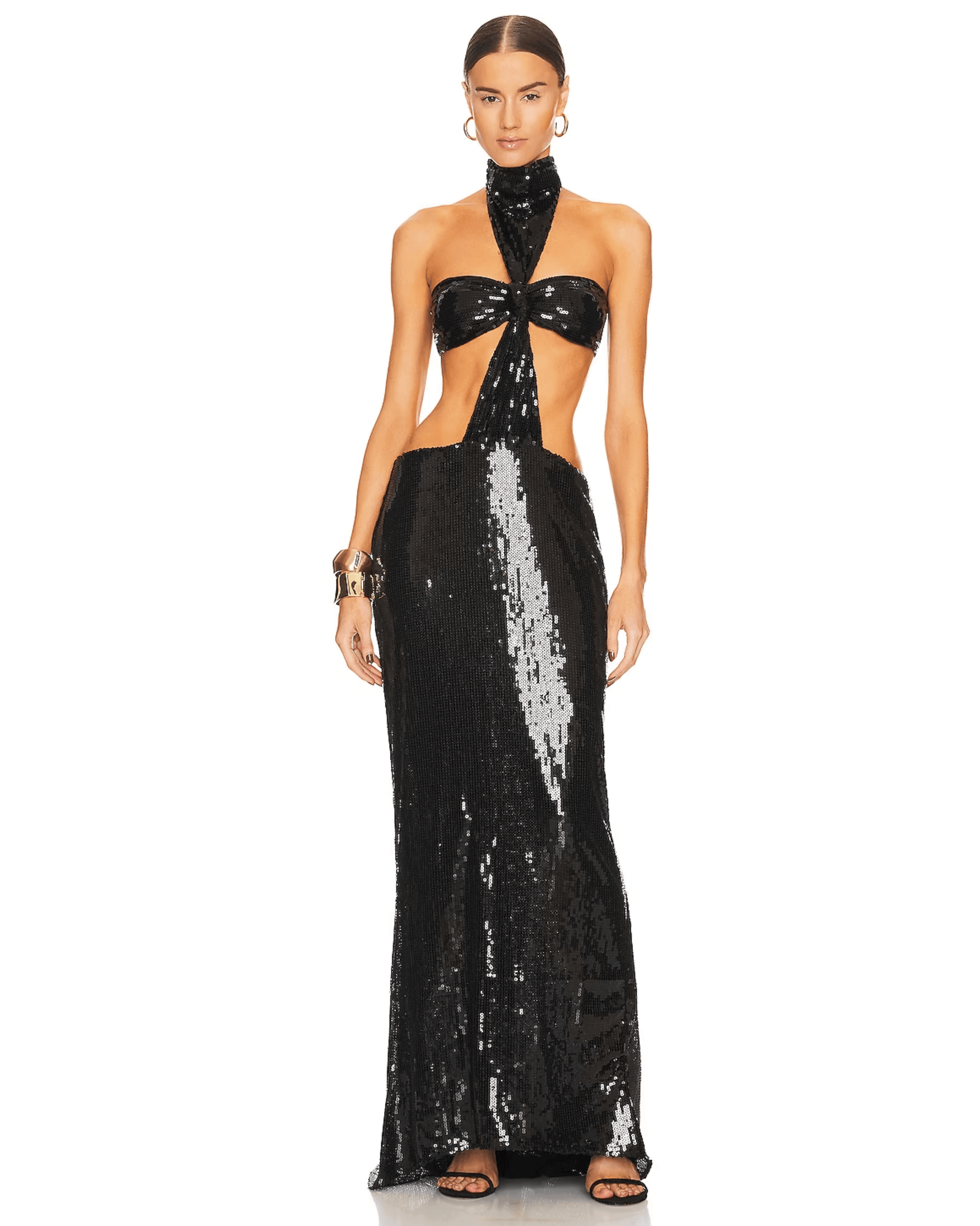 Cross Noir Gown - Endless - UAE Rental and Resale for Women's Fashion