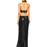 Cross Noir Gown - Endless - UAE Rental and Resale for Women's Fashion