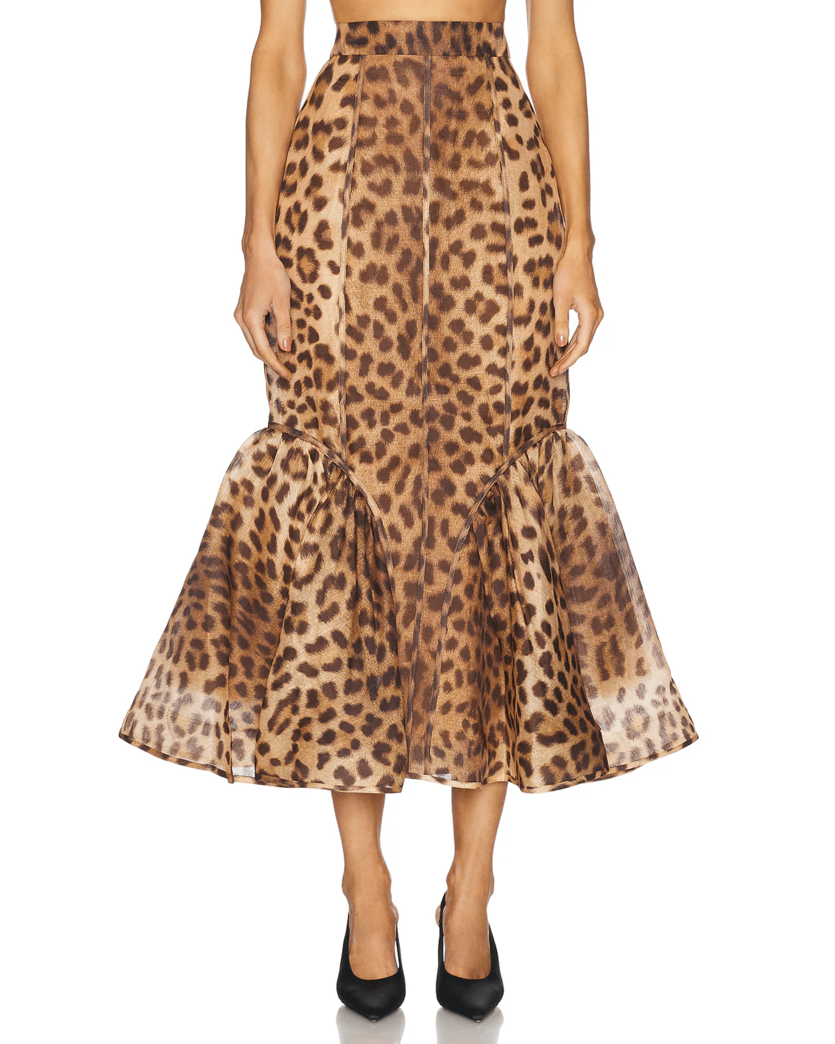 Crush Panelled Pencil Skirt - Endless - UAE Rental and Resale for Women's Fashion