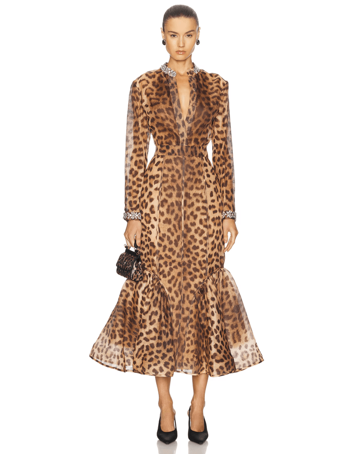 Crush Panelled Pencil Skirt - Endless - UAE Rental and Resale for Women's Fashion