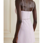 Crystal-Embellished Crepe Mini Dress - Endless - UAE Rental and Resale for Women's Fashion