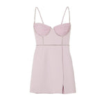 Crystal-Embellished Crepe Mini Dress - Endless - UAE Rental and Resale for Women's Fashion