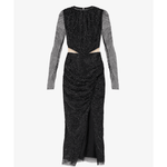 Crystal-embellished Cut-out Woven Midi Dress - Endless - UAE Rental and Resale for Women's Fashion