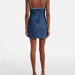 Crystal-embellished Denim Mini Dress - Endless - UAE Rental and Resale for Women's Fashion