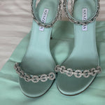 Crystal Embellished Strappy Heels - Endless - UAE Rental and Resale for Women's Fashion