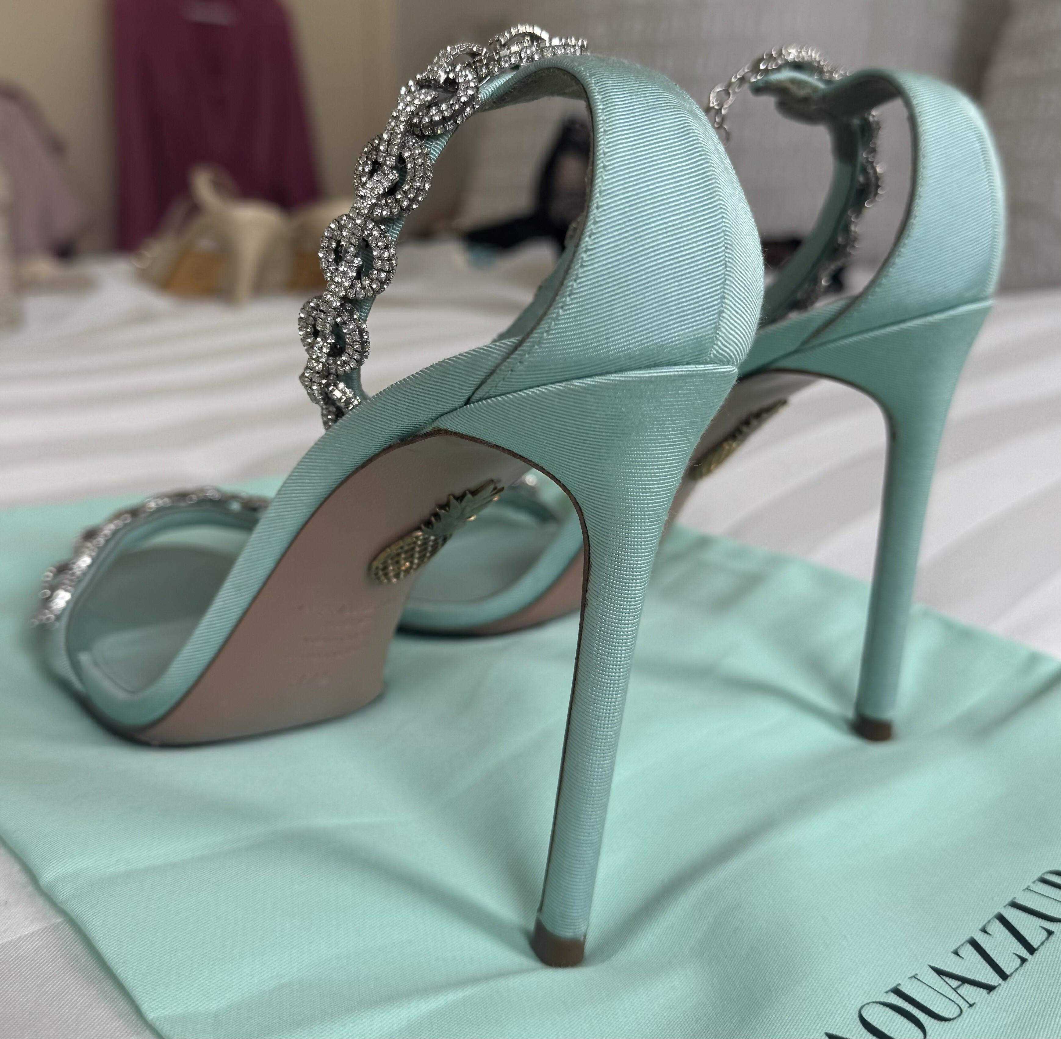 Crystal Embellished Strappy Heels - Endless - UAE Rental and Resale for Women's Fashion