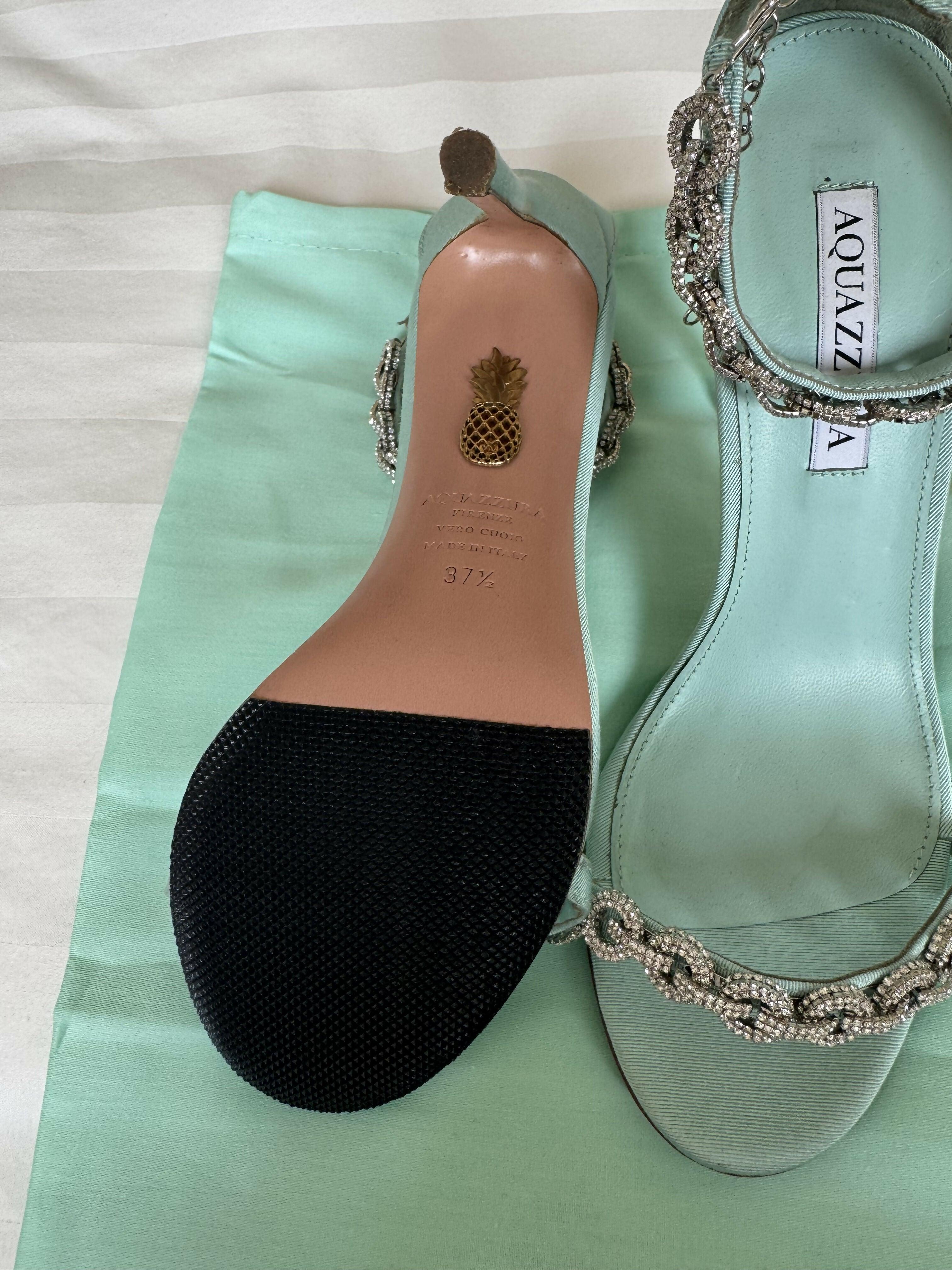 Crystal Embellished Strappy Heels - Endless - UAE Rental and Resale for Women's Fashion