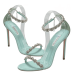 Crystal Embellished Strappy Heels - Endless - UAE Rental and Resale for Women's Fashion