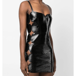 Cut-out Glossy Mini Dress - Endless - UAE Rental and Resale for Women's Fashion