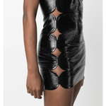 Cut-out Glossy Mini Dress - Endless - UAE Rental and Resale for Women's Fashion