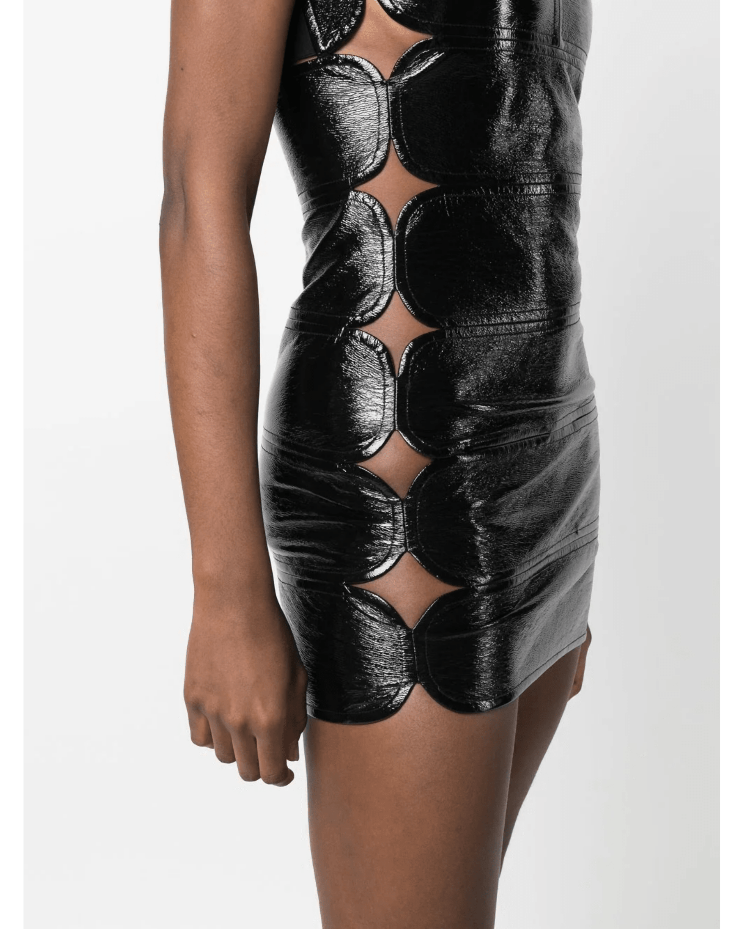 Cut-out Glossy Mini Dress - Endless - UAE Rental and Resale for Women's Fashion