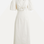 Cutout Puff-sleeve Dress - Endless - UAE Rental and Resale for Women's Fashion