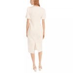 Cutout Puff-sleeve Dress - Endless - UAE Rental and Resale for Women's Fashion
