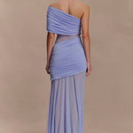 Dallas One Shoulder Mesh Maxi Dress - Endless - UAE Rental and Resale for Women's Fashion