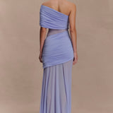 Dallas One Shoulder Mesh Maxi Dress - Endless - UAE Rental and Resale for Women's Fashion