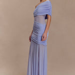 Dallas One Shoulder Mesh Maxi Dress - Endless - UAE Rental and Resale for Women's Fashion
