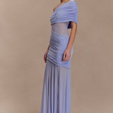 Dallas One Shoulder Mesh Maxi Dress - Endless - UAE Rental and Resale for Women's Fashion