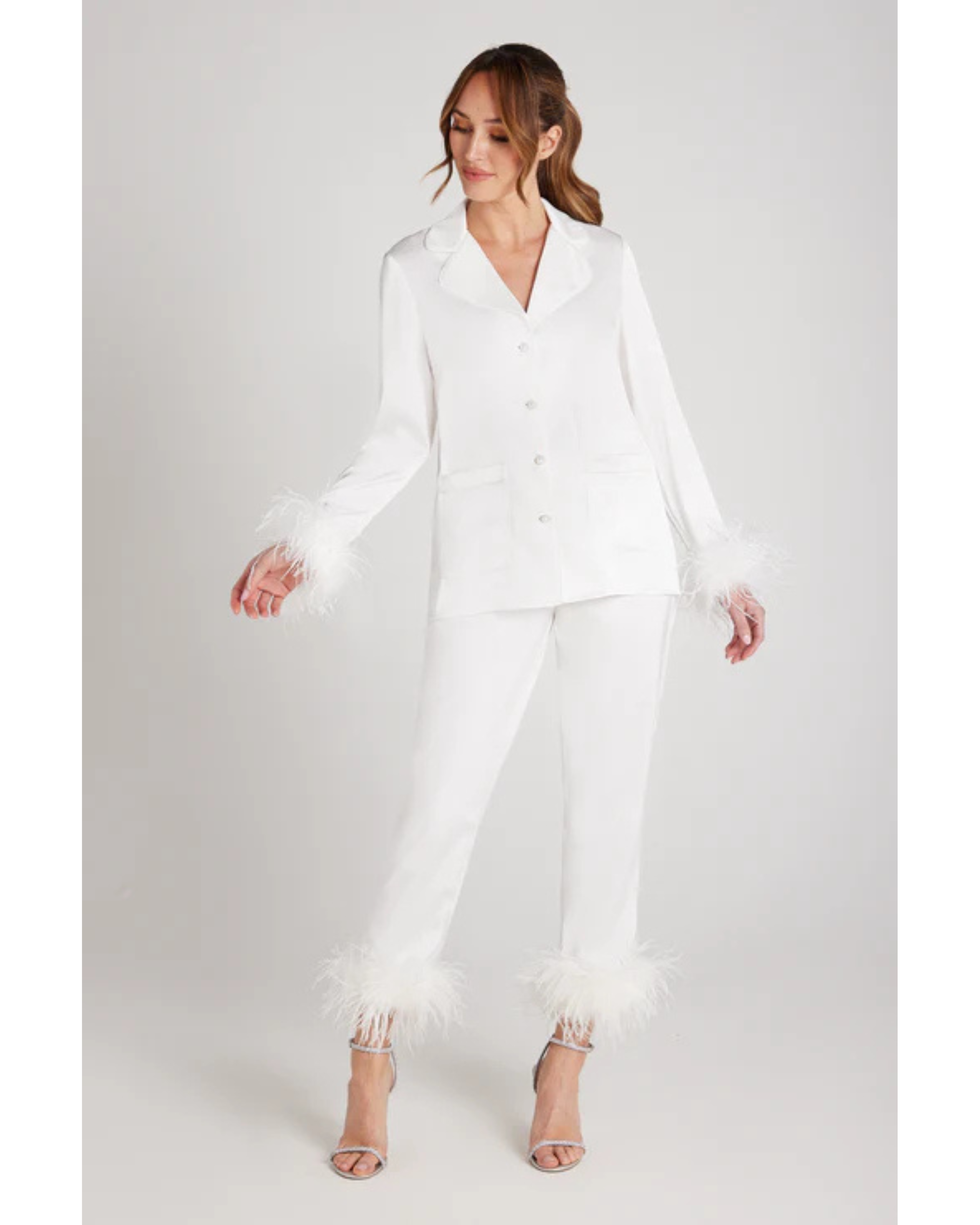 Darcie White Pyjamas - Endless - UAE Rental and Resale for Women's Fashion