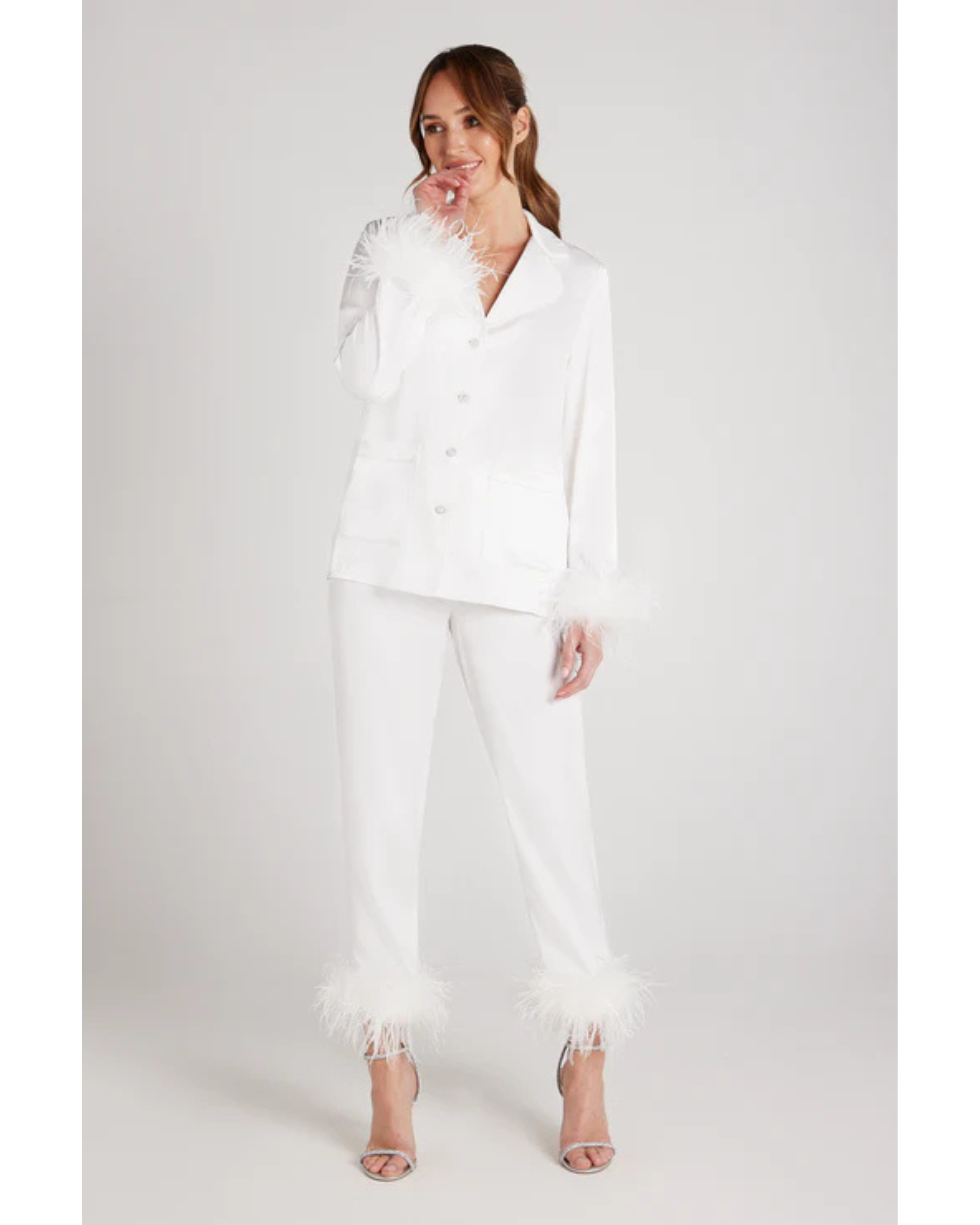 Darcie White Pyjamas - Endless - UAE Rental and Resale for Women's Fashion