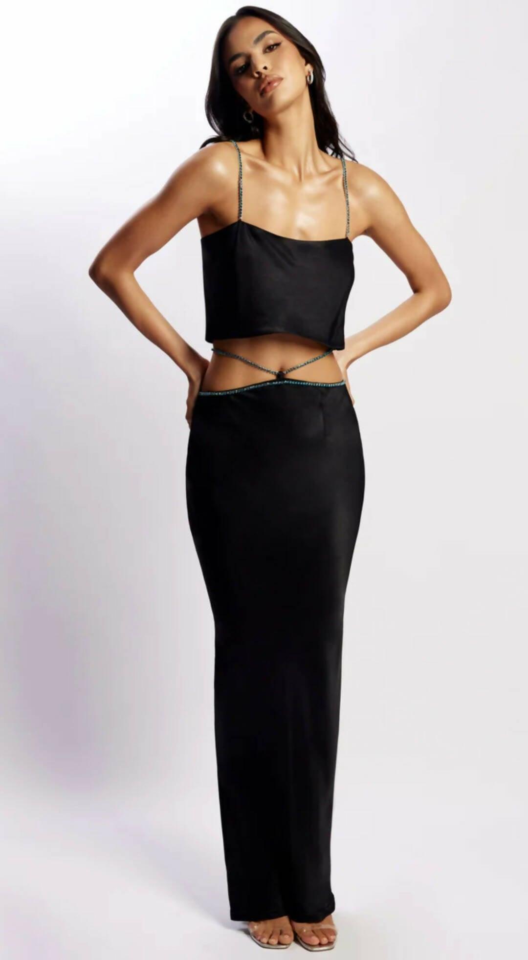 Dayana Diamante Co-ord Set - Endless - UAE Rental and Resale for Women's Fashion