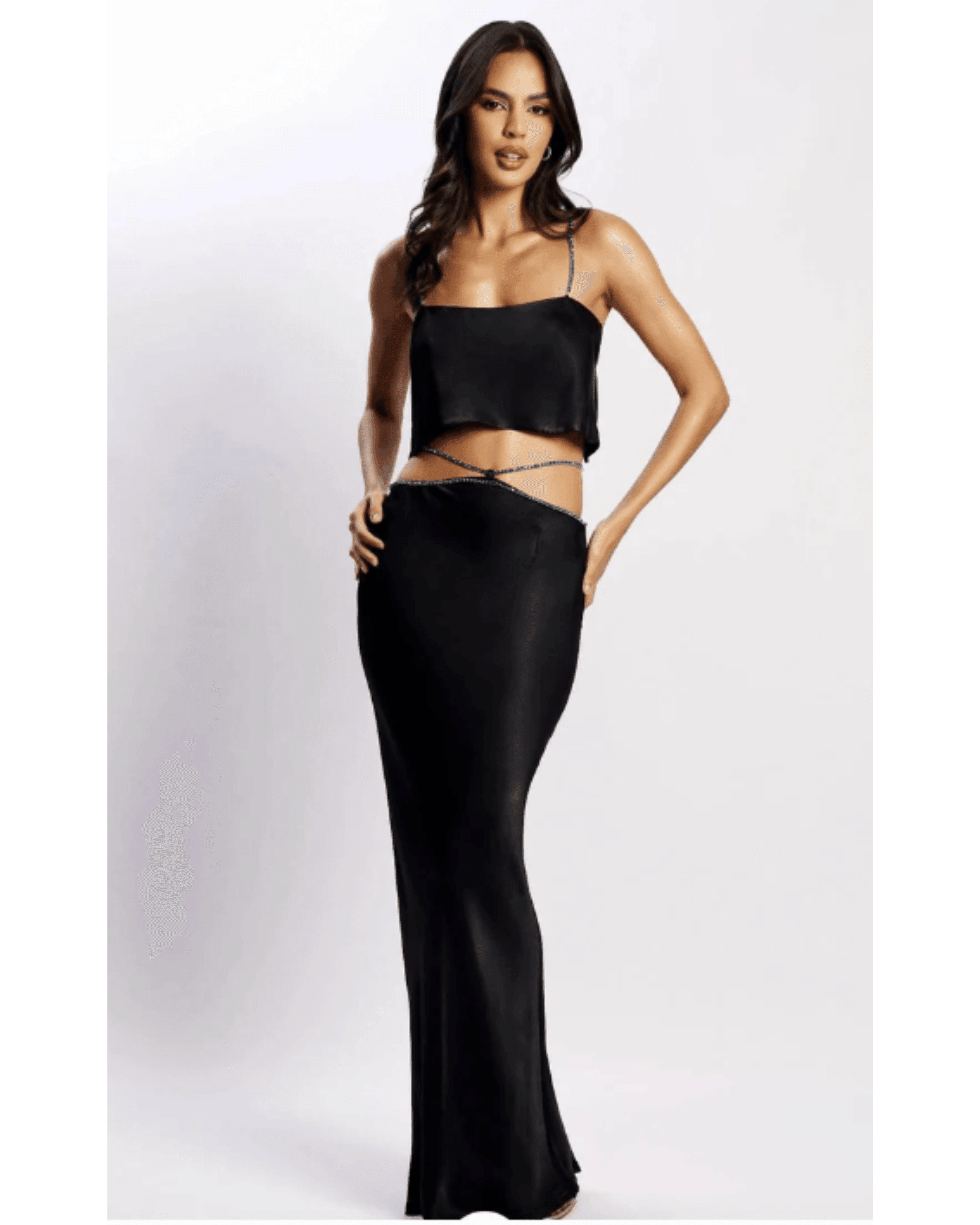 Dayana Diamante Co-ord Set - Endless - UAE Rental and Resale for Women's Fashion