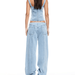 Daydream Tie Up Jeans - Endless - UAE Rental and Resale for Women's Fashion