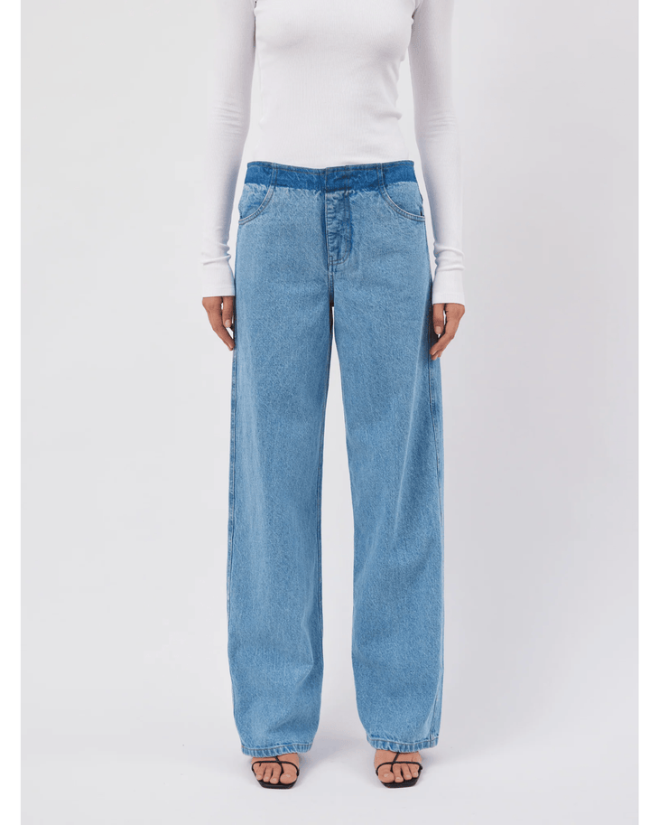 Deconstruct Denim Jean - Endless - UAE Rental and Resale for Women's Fashion
