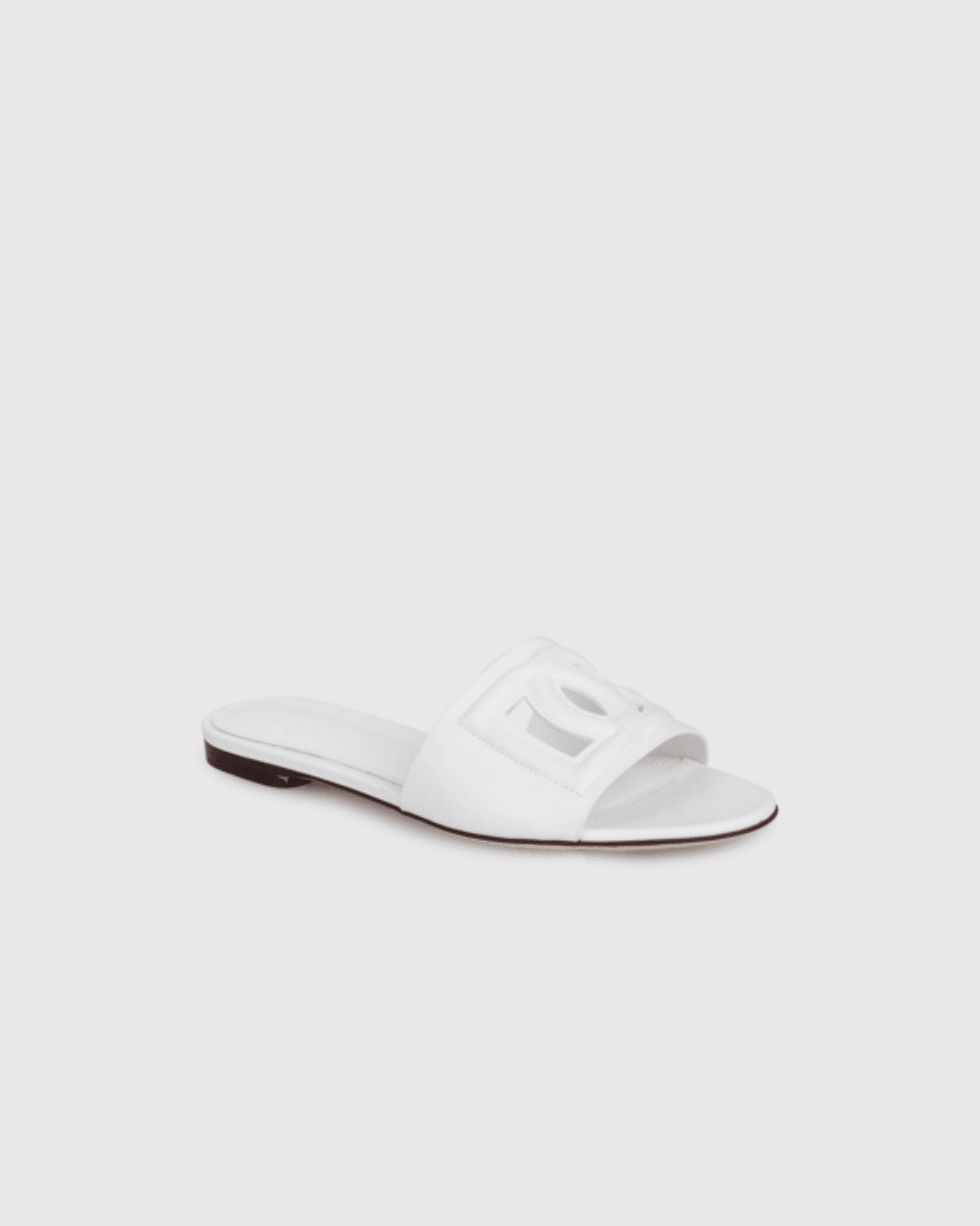 Dg White Leather Sandals - Endless - UAE Rental and Resale for Women's Fashion