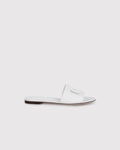 Dg White Leather Sandals - Endless - UAE Rental and Resale for Women's Fashion