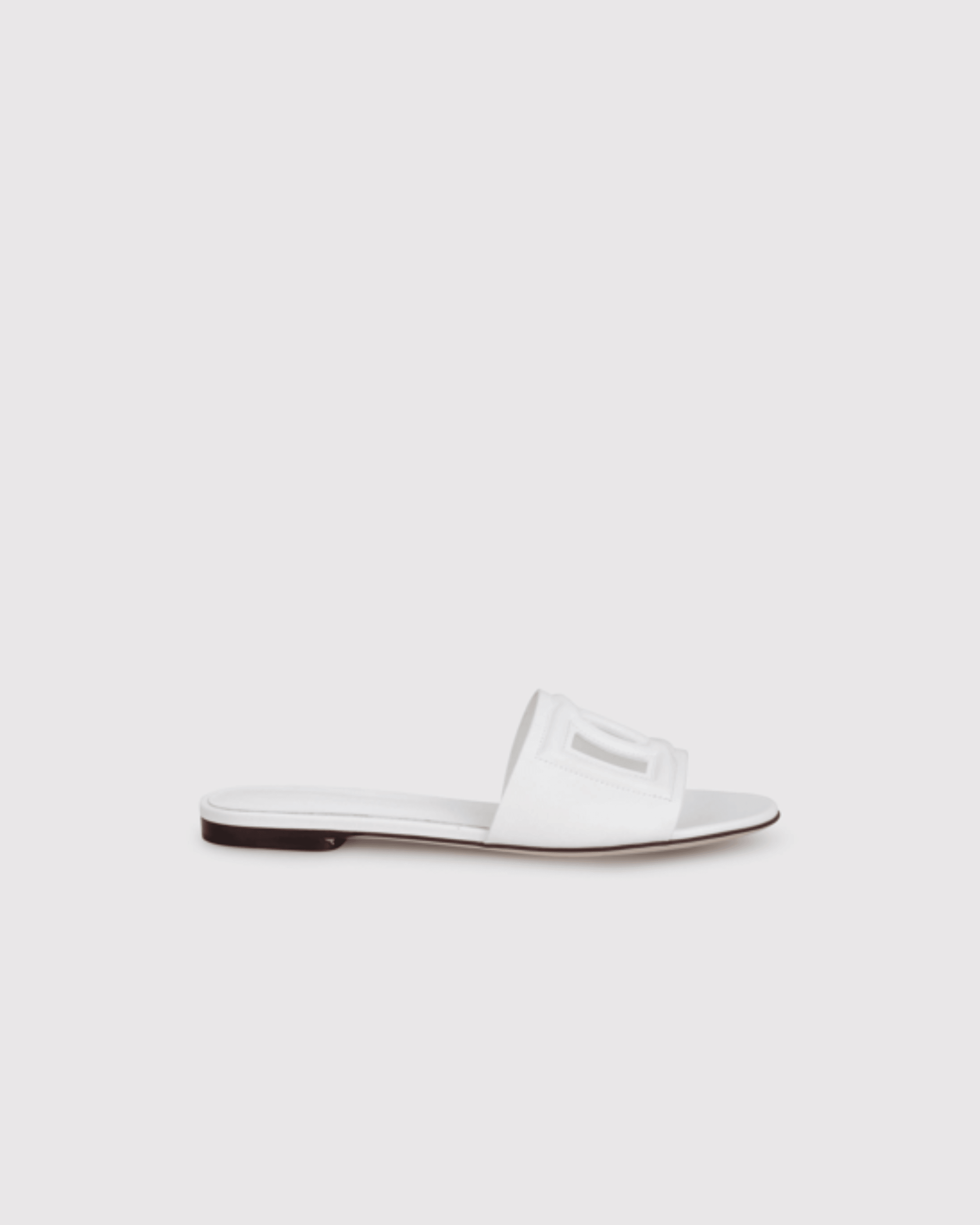 Dg White Leather Sandals - Endless - UAE Rental and Resale for Women's Fashion