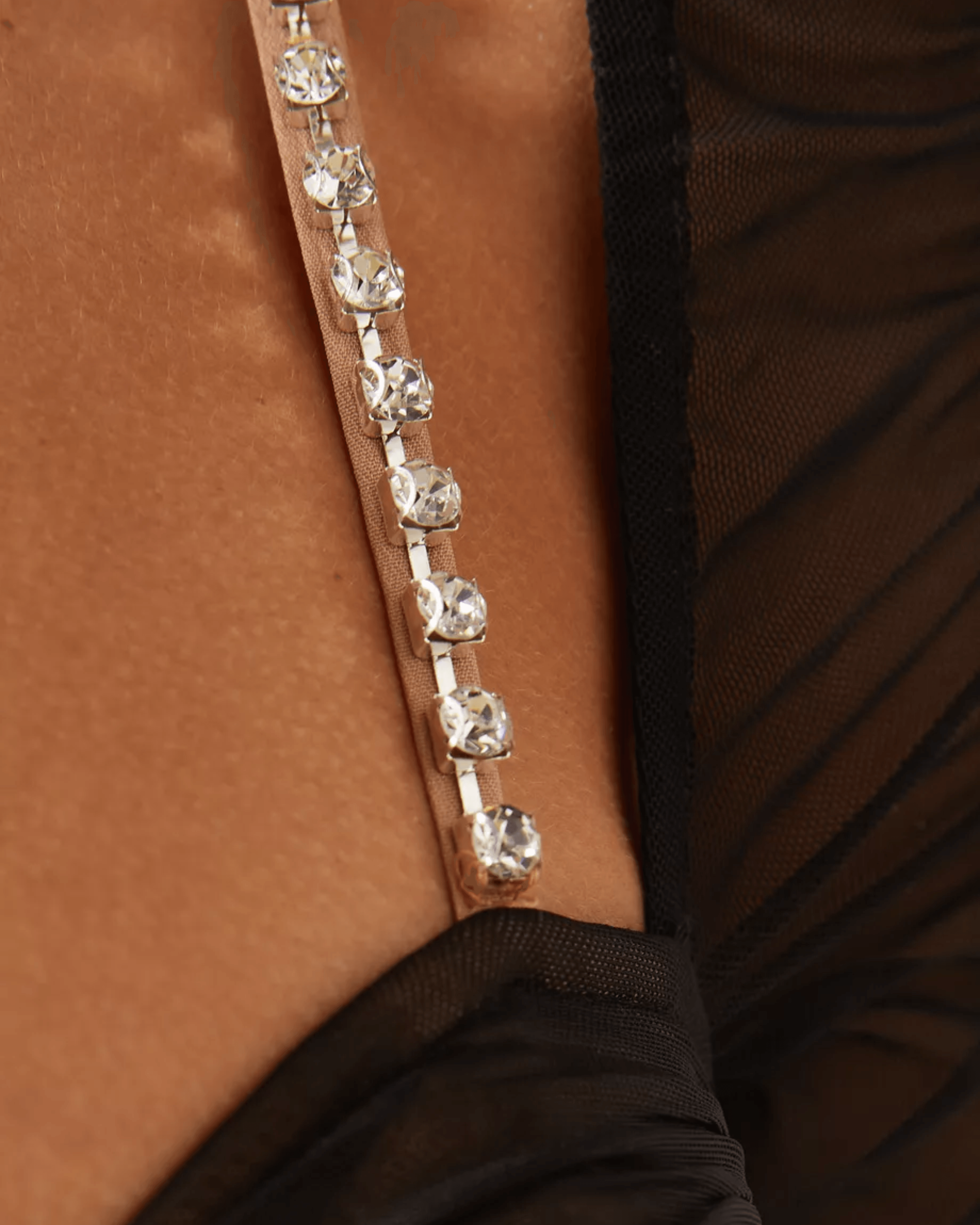 Diamante Strap Midi Dress - Endless - UAE Rental and Resale for Women's Fashion