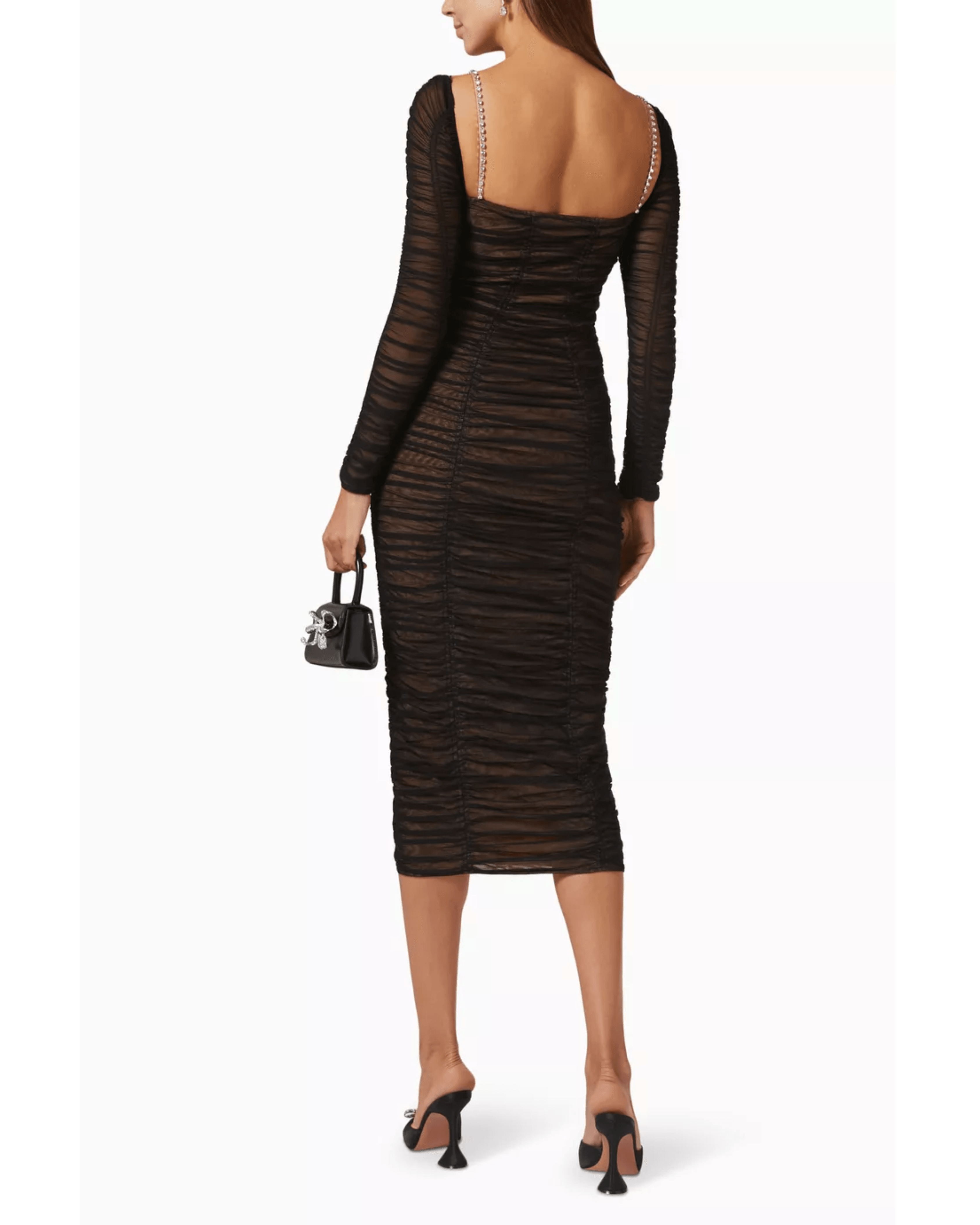 Diamante Strap Midi Dress - Endless - UAE Rental and Resale for Women's Fashion