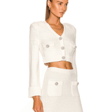 Diamante Trim Cardigan Co-ord Set - Endless - UAE Rental and Resale for Women's Fashion