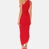 Diana Gown One Shoulder Dress in Red - Endless - UAE Rental and Resale for Women's Fashion