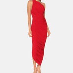 Diana Gown One Shoulder Dress in Red - Endless - UAE Rental and Resale for Women's Fashion