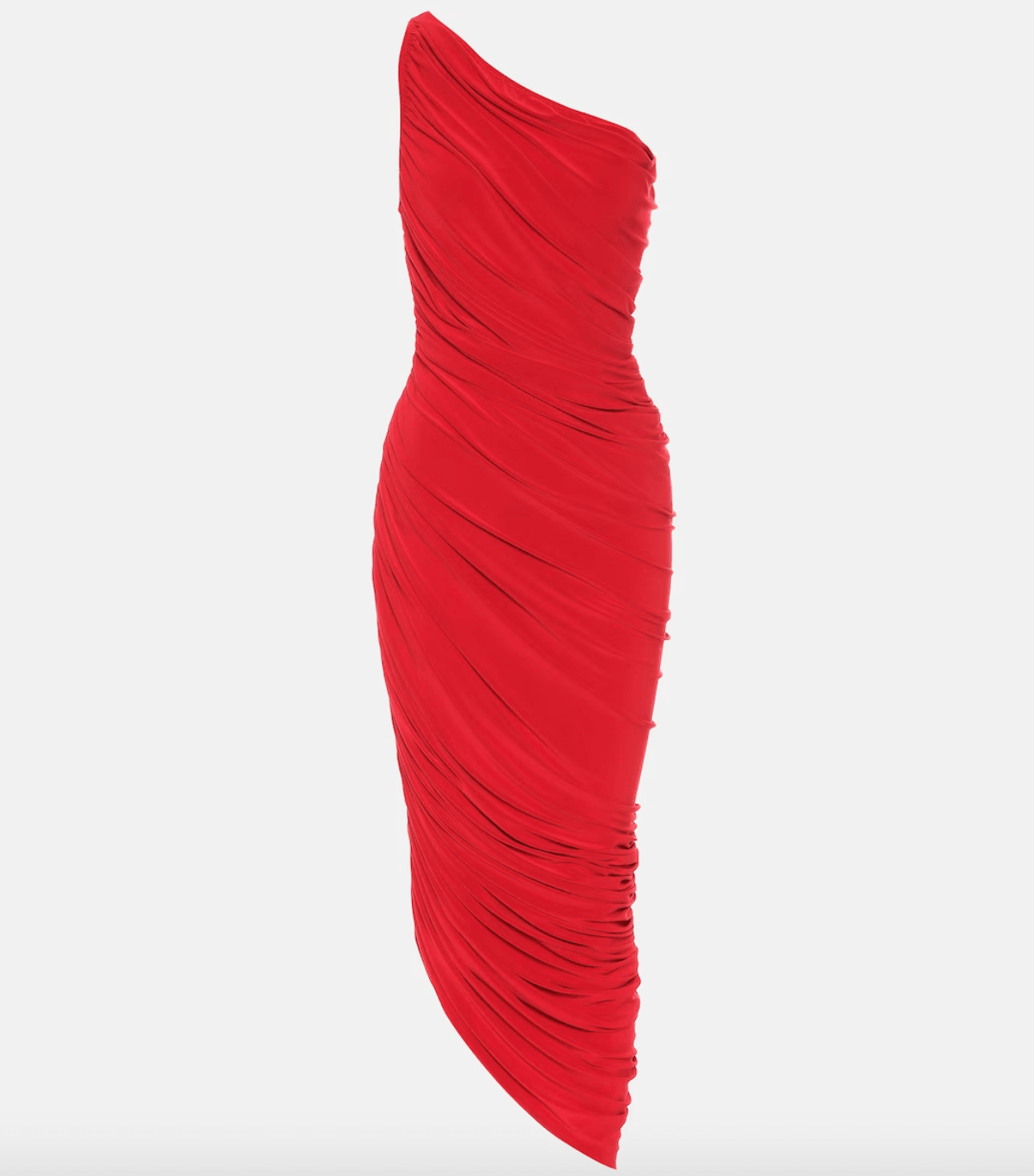 Diana Gown One Shoulder Dress in Red - Endless