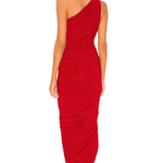 Diana Gown One Shoulder Dress in Red - Endless - UAE Rental and Resale for Women's Fashion