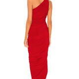 Diana Gown One Shoulder Dress in Red - Endless - UAE Rental and Resale for Women's Fashion