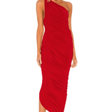 Diana Gown One Shoulder Dress in Red - Endless - UAE Rental and Resale for Women's Fashion