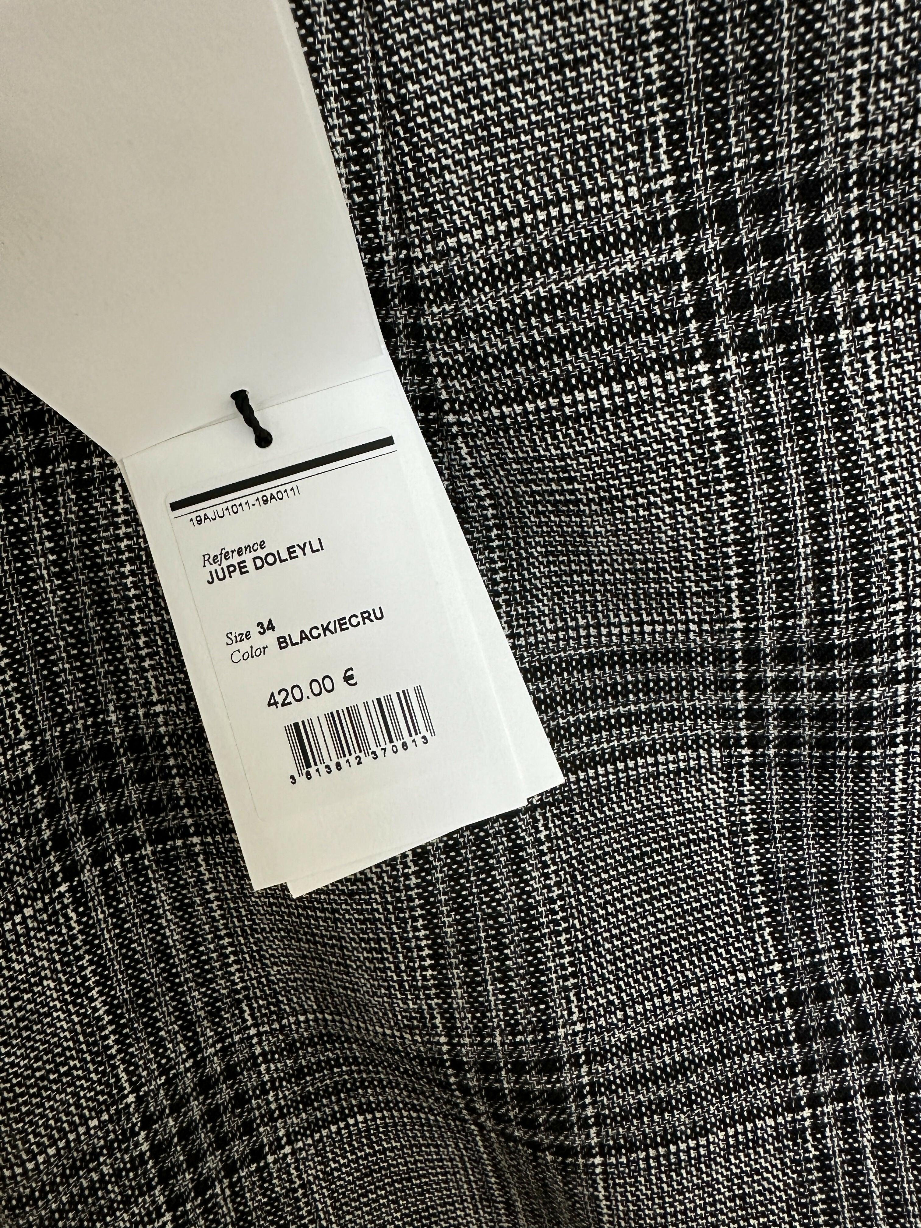 Doleyli Checked Cotton And Wool Skirt - Endless - UAE Rental and Resale for Women's Fashion