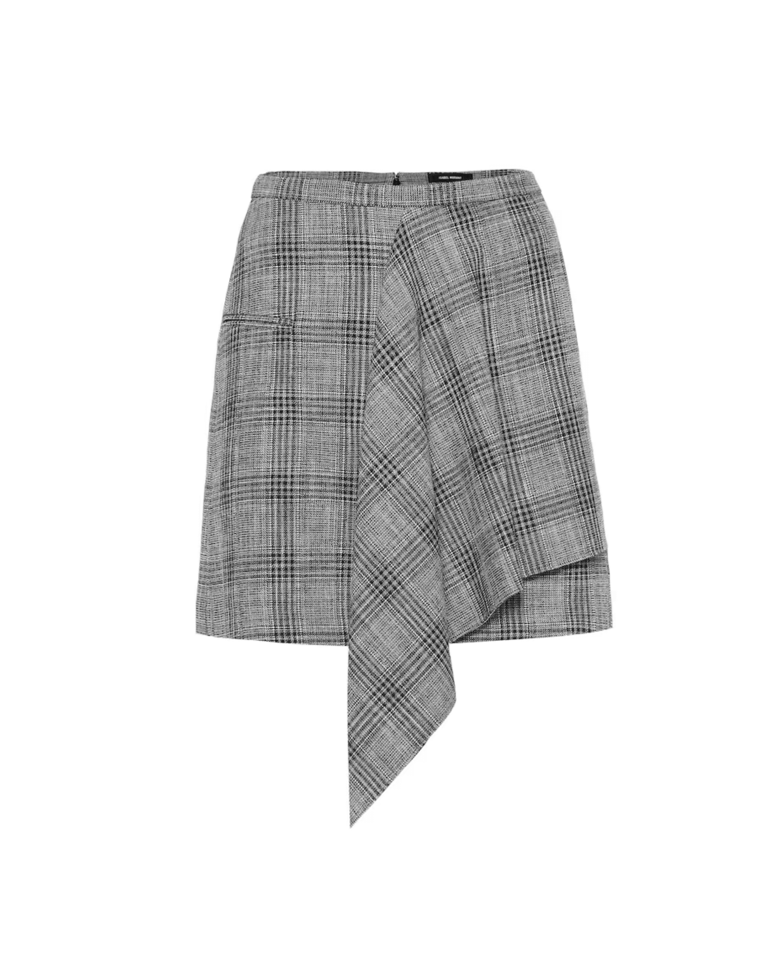 Doleyli Checked Cotton And Wool Skirt - Endless - UAE Rental and Resale for Women's Fashion