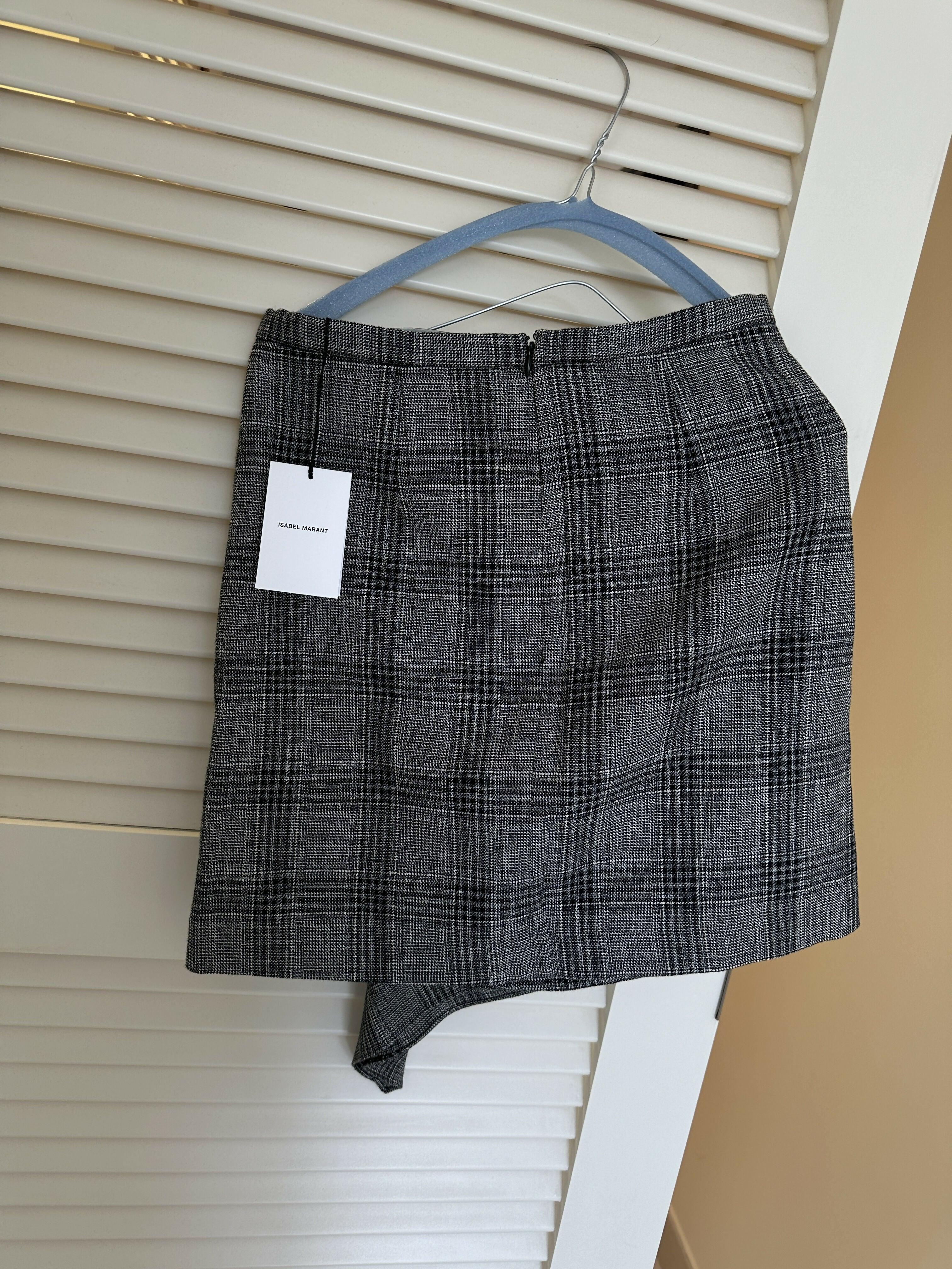 Doleyli Checked Cotton And Wool Skirt - Endless - UAE Rental and Resale for Women's Fashion