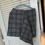 Doleyli Checked Cotton And Wool Skirt - Endless - UAE Rental and Resale for Women's Fashion