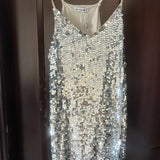 Dolla Sequined Mesh Mini Dress - Endless - UAE Rental and Resale for Women's Fashion