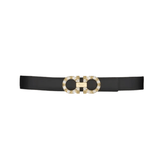 Donna Black with Gold Diamond Buckle Belt - Endless - UAE Rental and Resale for Women's Fashion
