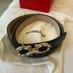 Donna Black with Gold Diamond Buckle Belt - Endless - UAE Rental and Resale for Women's Fashion