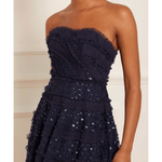 Dot Shimmer Tiered Gown - Endless - UAE Rental and Resale for Women's Fashion