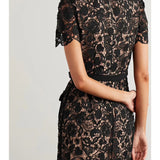 Guipure Lace Mini Dress